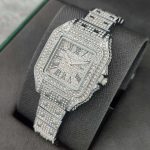 ساعت زنانه کارتیر CARTIER ضدآب نگین دار رنگ ثابت