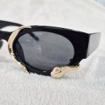 عینک آفتابی زنانه ماری استاندارد UV فریم ماری مشکی - Image 2